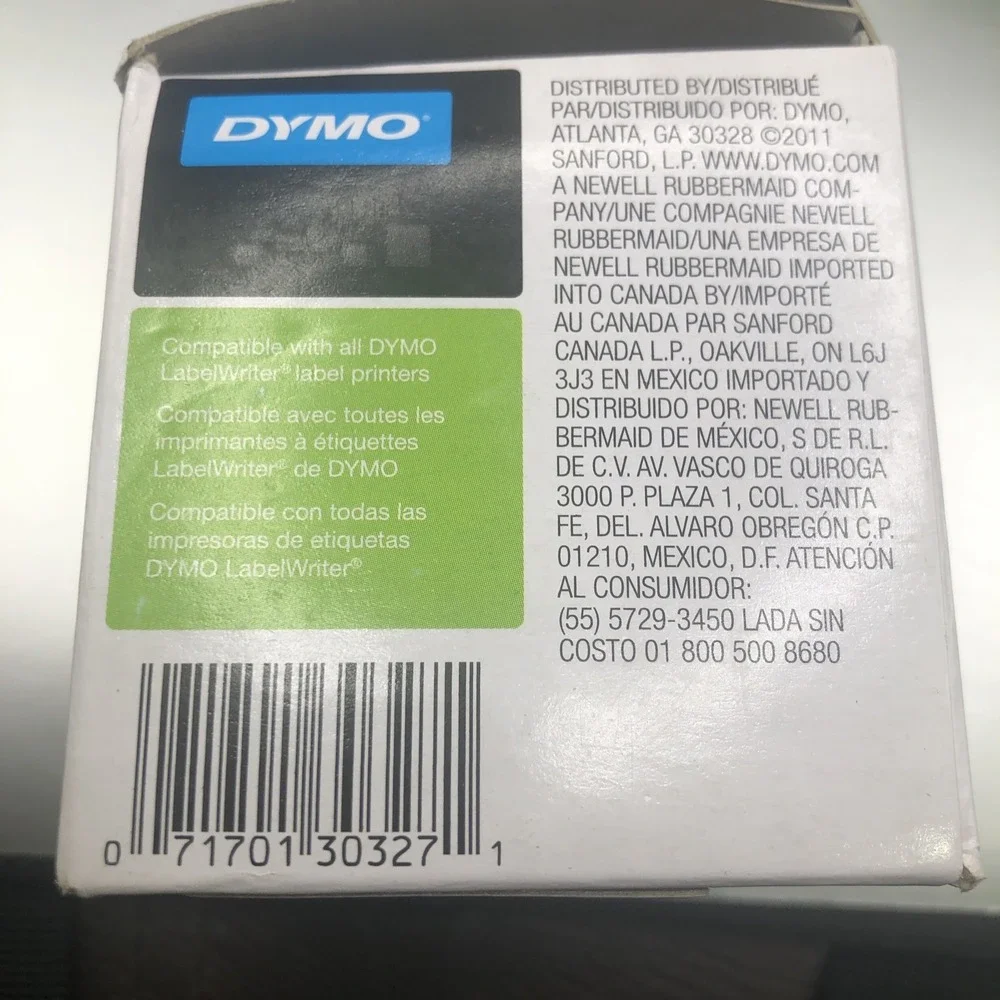 Dymo Labels: Barcode Labels 1738595 Address Labels 30252 Folder Labels 30327